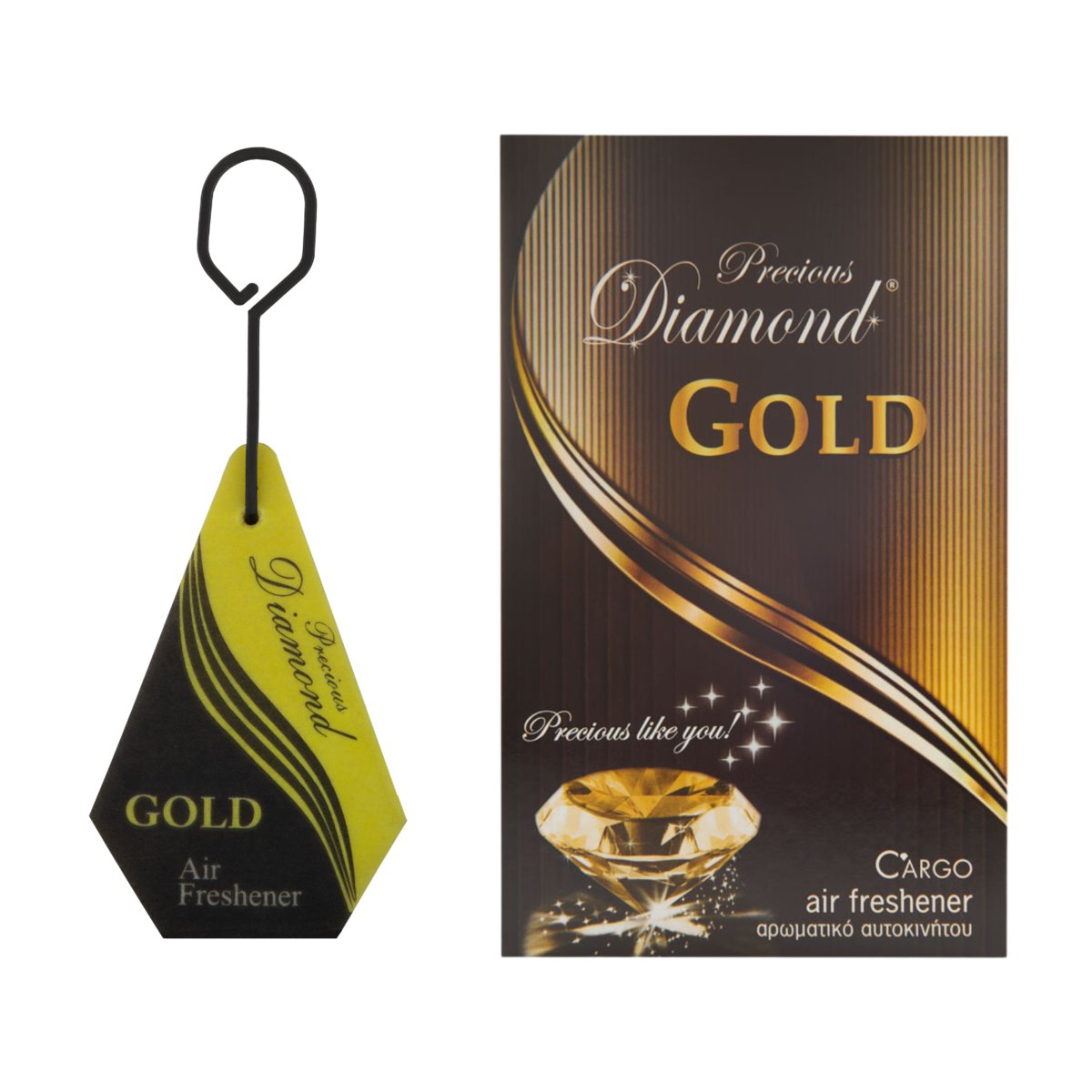 Diament Gold Zawieszka