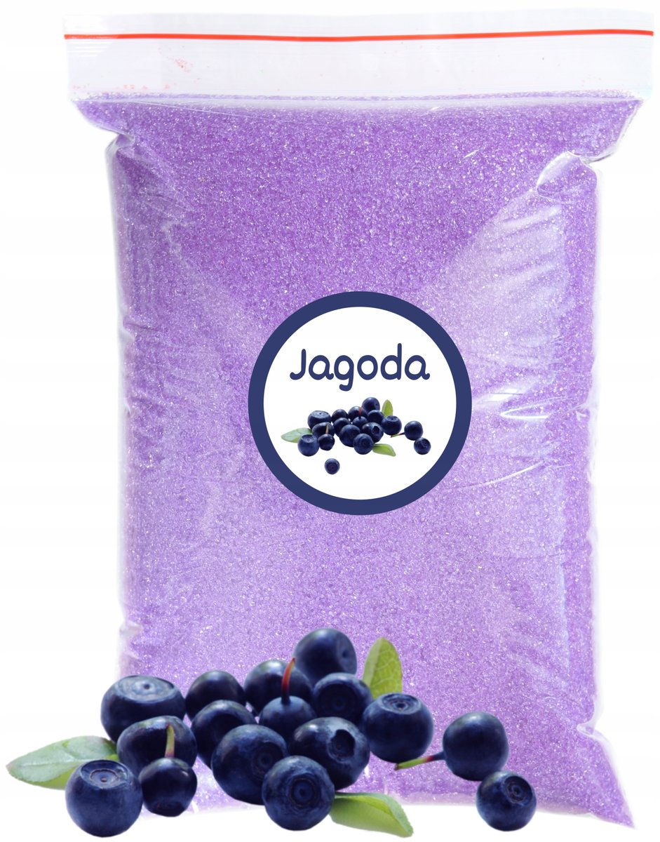 Cukier Fioletowy Jagodowy 500g 0,5kg Smakowy Kolor