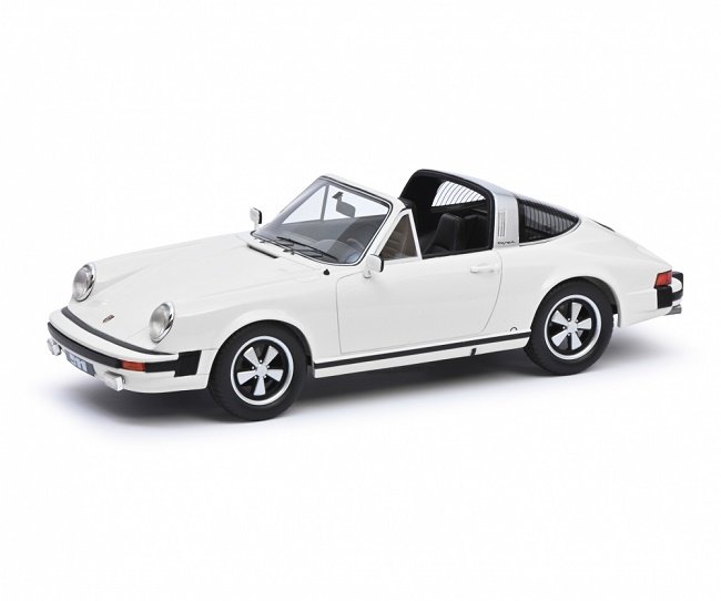 Schuco Porsche 911 Targa White 1:18 450025700