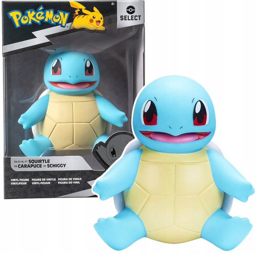 Squirtle Figurka Winylowa Pokemon Jazwares Żółw