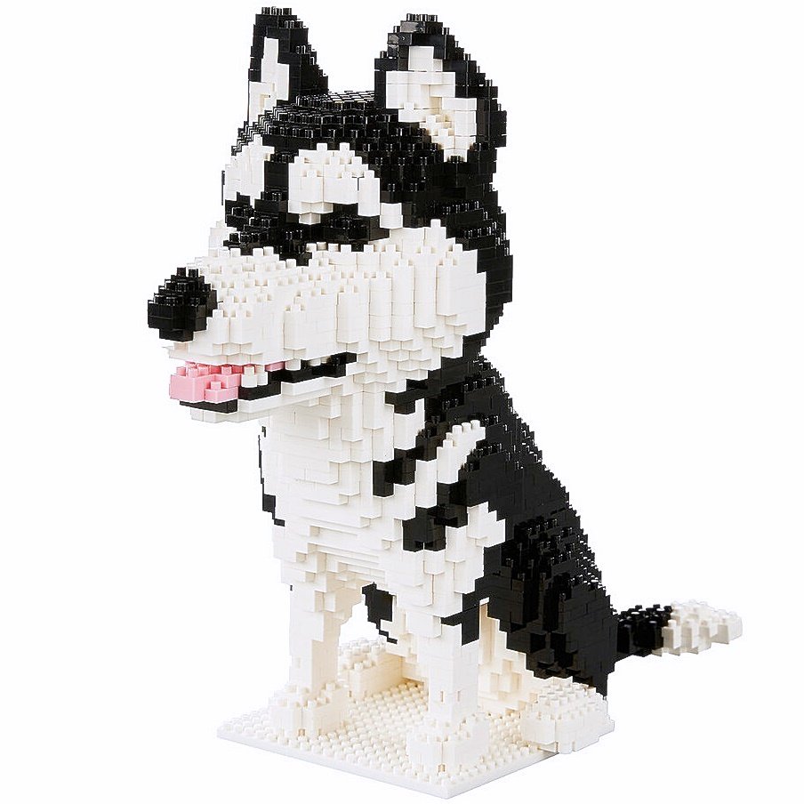 Фото - Конструктор HUSKY Klocki Pies  Franky Figurka 3D 1900 elementów dla dzieci 5+ Elefun 