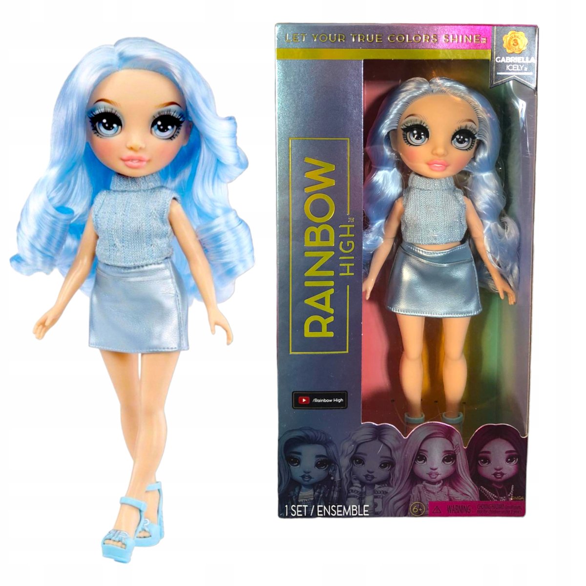 Lalka Rainbow High GABRIELLA ICELY Prezent Dla Dziewczynki