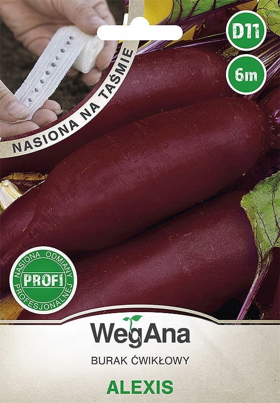 Burak ćwikłowy Alexis nasiona na taśmie 6 m nasiona - WegAna