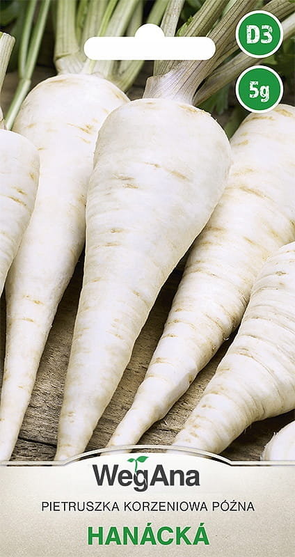 Pietruszka korzeniowa późna Hanacka 5g nasiona - WegAna