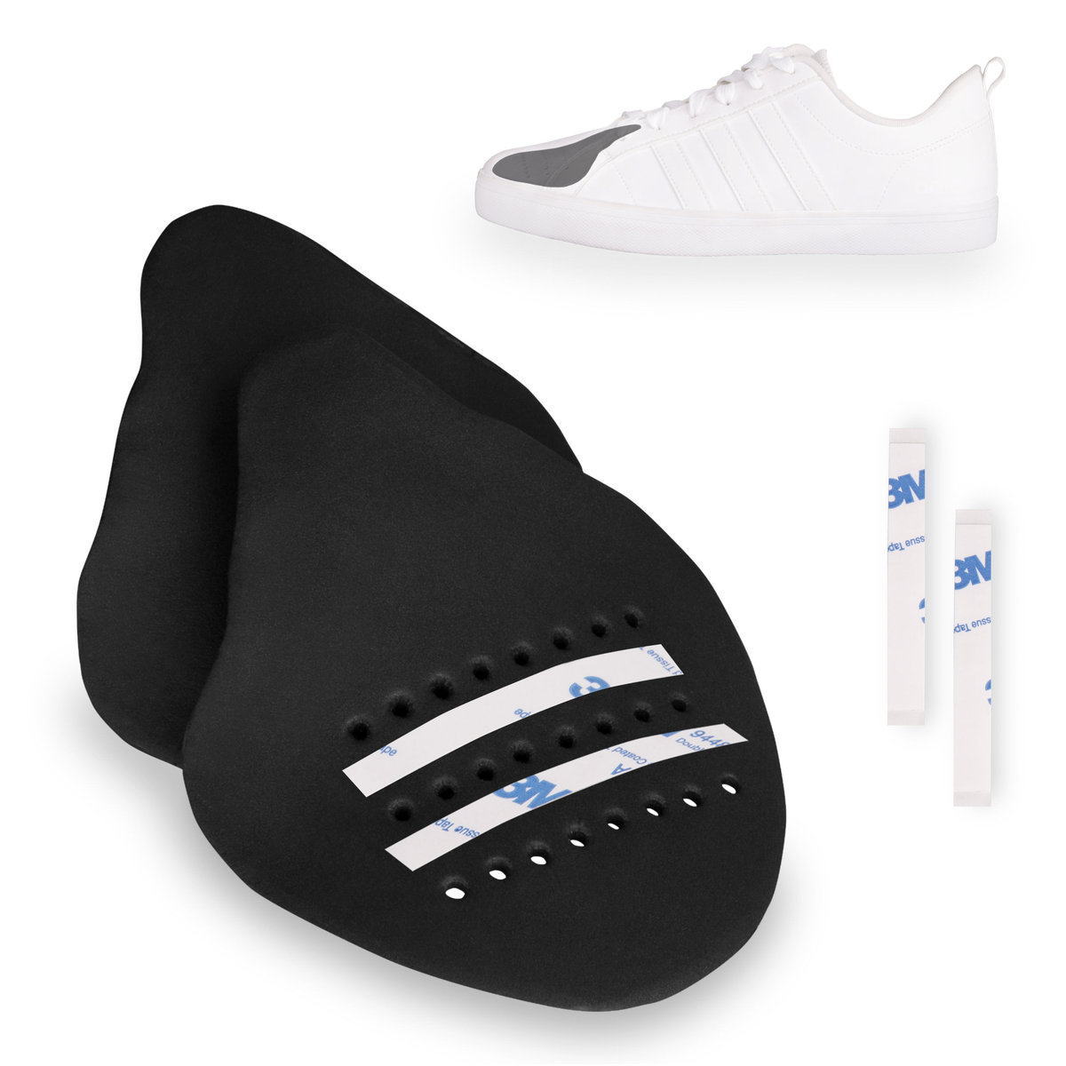 Usztywniacz do butów wkładki do obuwia przeciw zagnieceniom czarne roz L