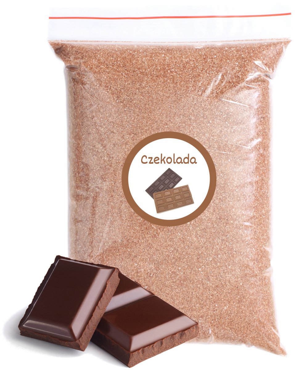 Cukier Do Waty Cukrowej Czekolada 1kg Czekoladowy Brązowy Kakaowy Suchy