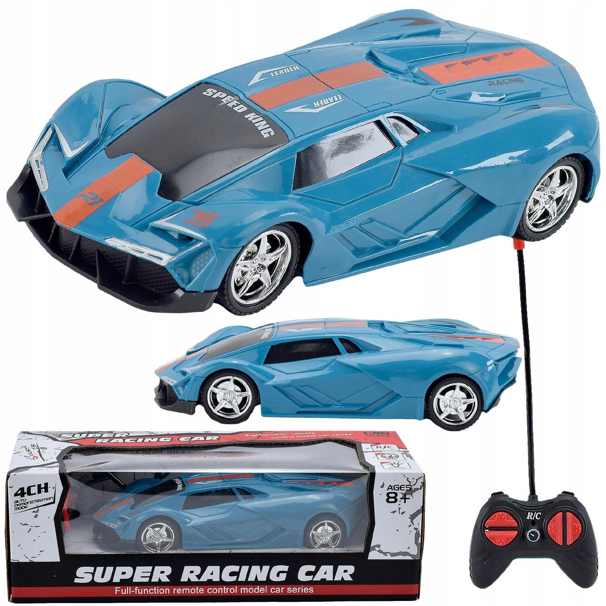 PREZENT DUŻY SAMOCHÓD ZDALNIE STEROWANY NA PILOT RC AUTO OPONY DRIFT