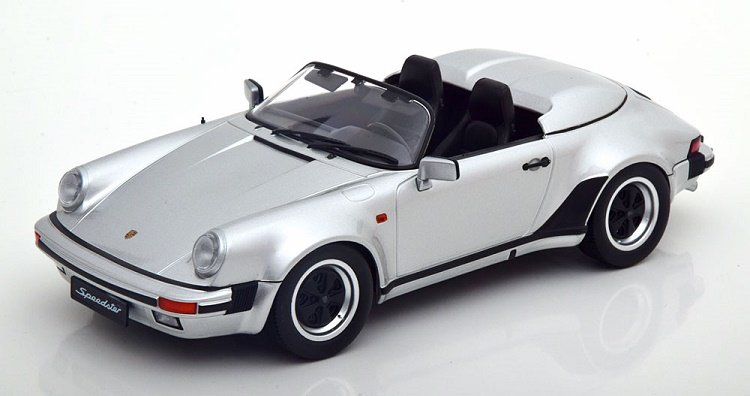 Kk-Scale Porsche 911 Speedster 1989 Silver 1:18 180453