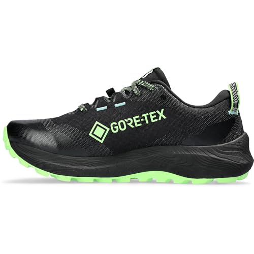ASICS Żel-Trabuco 12 GTX, Męskie trampki, 43.5 EU, Czarny Illuminate Green, 43.5 EU