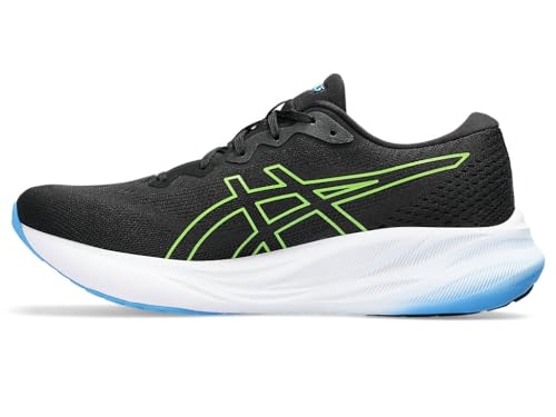 ASICS Gel-Pulse 15, Męskie trampki, 46.5 EU, Black Electric Lime, 46.5 EU