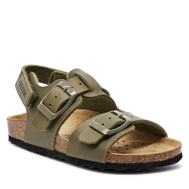 Sandały Geox J Ghita Boy J358LD 000BC C3009 M Military