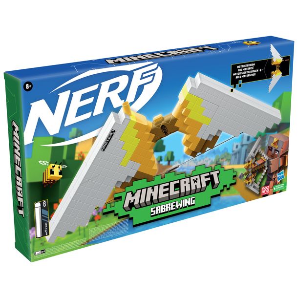 NERF ELITE Wyrzutnia Łuk Minecraft Sabrewing F4733