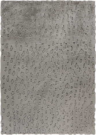 Dywan Valley 80 x 300 cm srebrny
