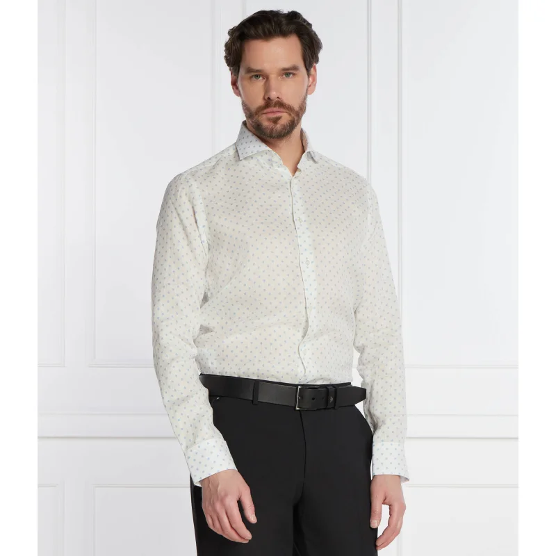 BOSS Lniana koszula H-JOE | Regular Fit