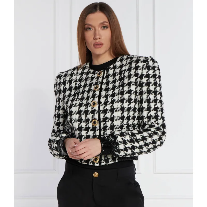 Balmain Marynarka Cropped Fit z dodatkiem wełny