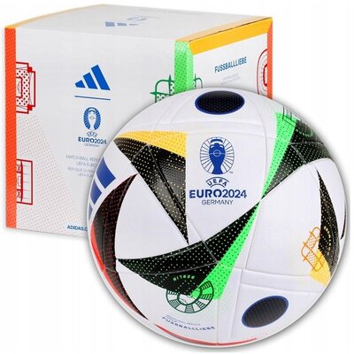 Piłka do piłki nożnej adidas Fussballliebe 2024 League Box white/black/glow blue rozmiar 5