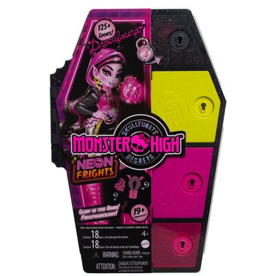 Monster High, Skulltimate Secrets, Neonowy strach, lalka Draculaura
