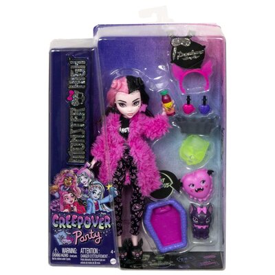Monster High, Piżama Party, lalka Draculaura z akcesoriami