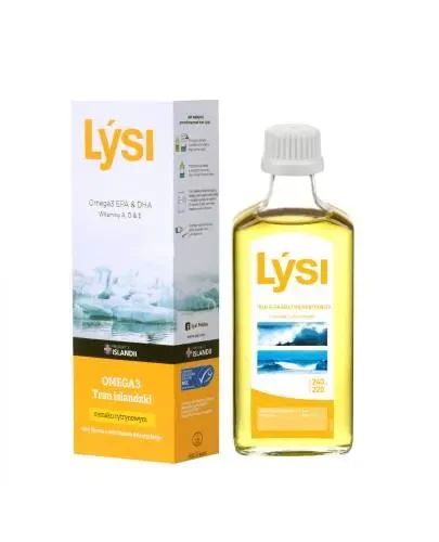 LYSI Tran Islandzki smak cytrynowy 240 ml