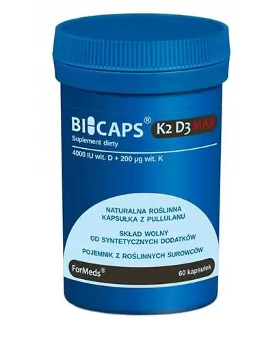 Bicaps K2 D3 Max 60 kapsułek