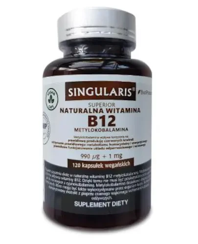 Suplement diety, Singularis, Superior B12 Metylokobalamina, 120 Kaps.