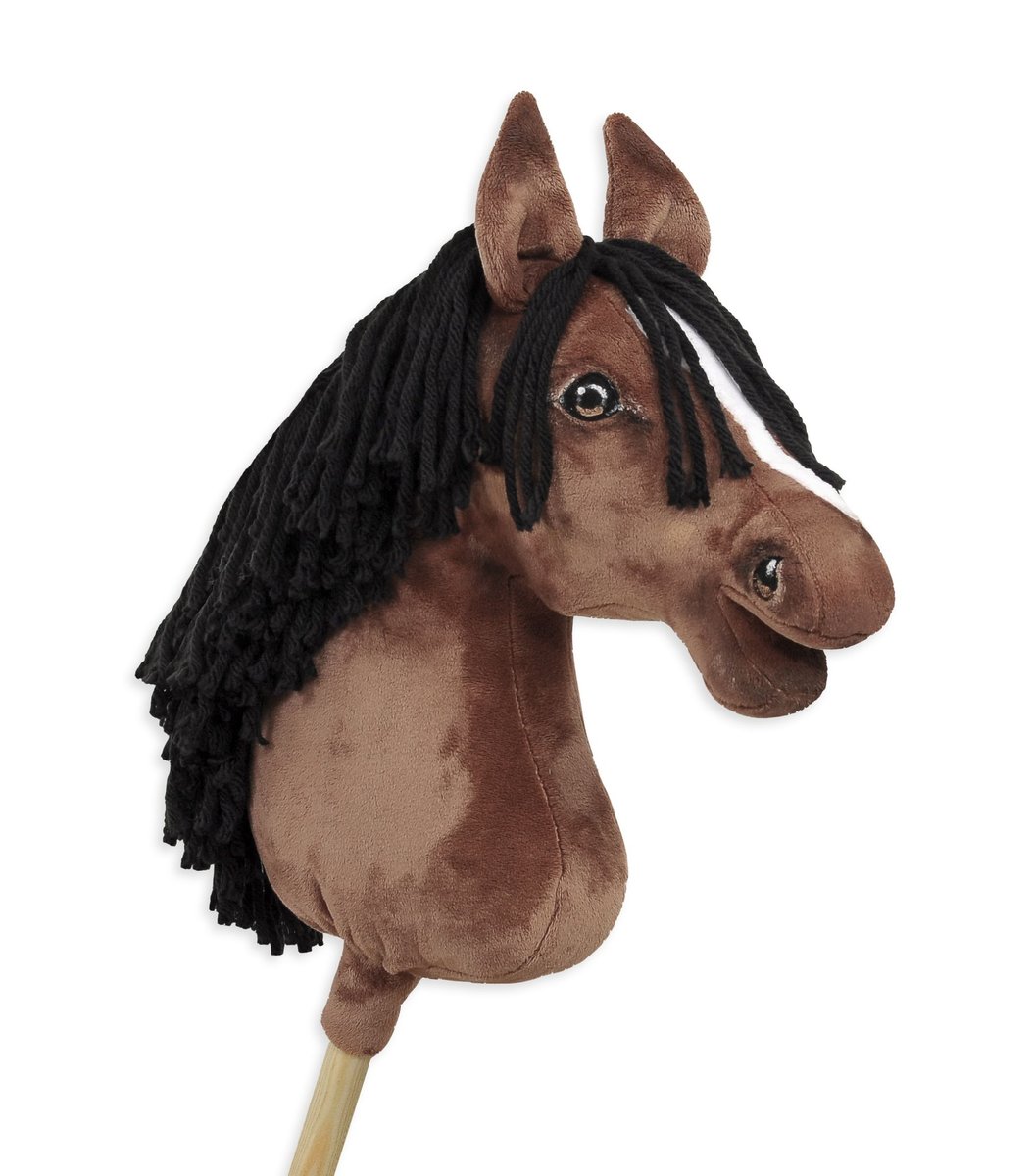 Hobby Horse Duży Koń Na Kiju Premium - Gniady A3