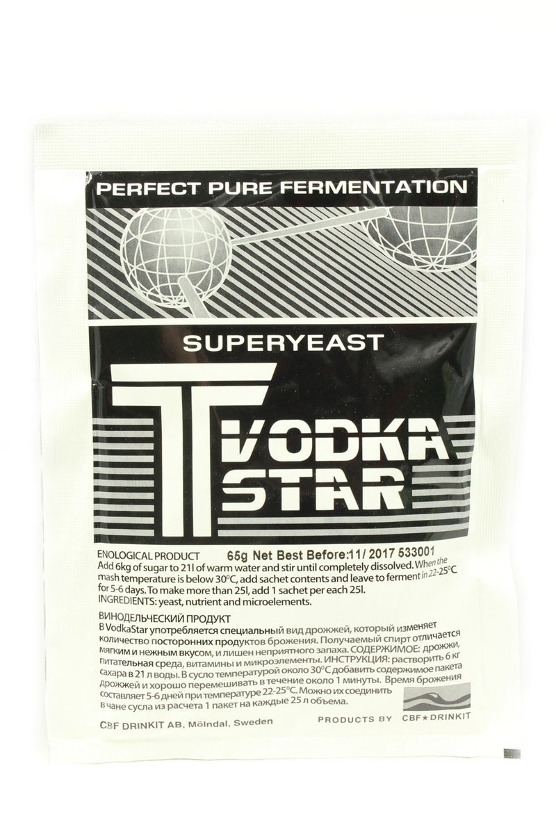 Drożdże Gorzelnicze T Vodka Star