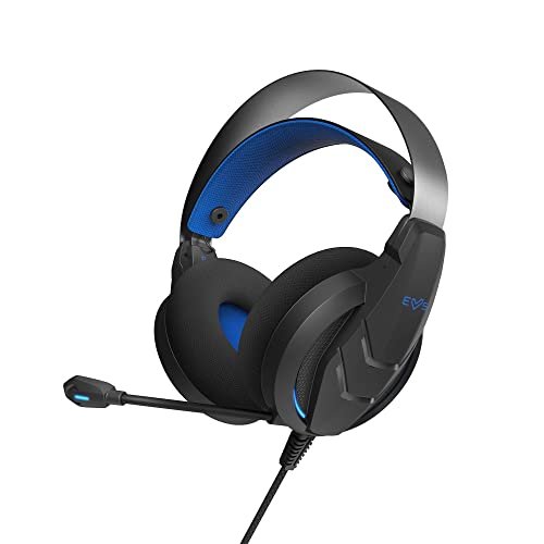 Zestaw słuchawkowy do gier Energy Sistem ESG z metalowym rdzeniem (Aurculares Gamer Cascos Gaming Luces LED, mikrofon na wysięgniku, regulowana diad..