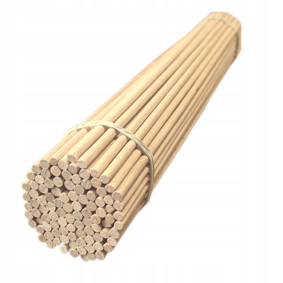 Patyki do Waty Cukrowej 30cm 100szt okrągłe bukowe