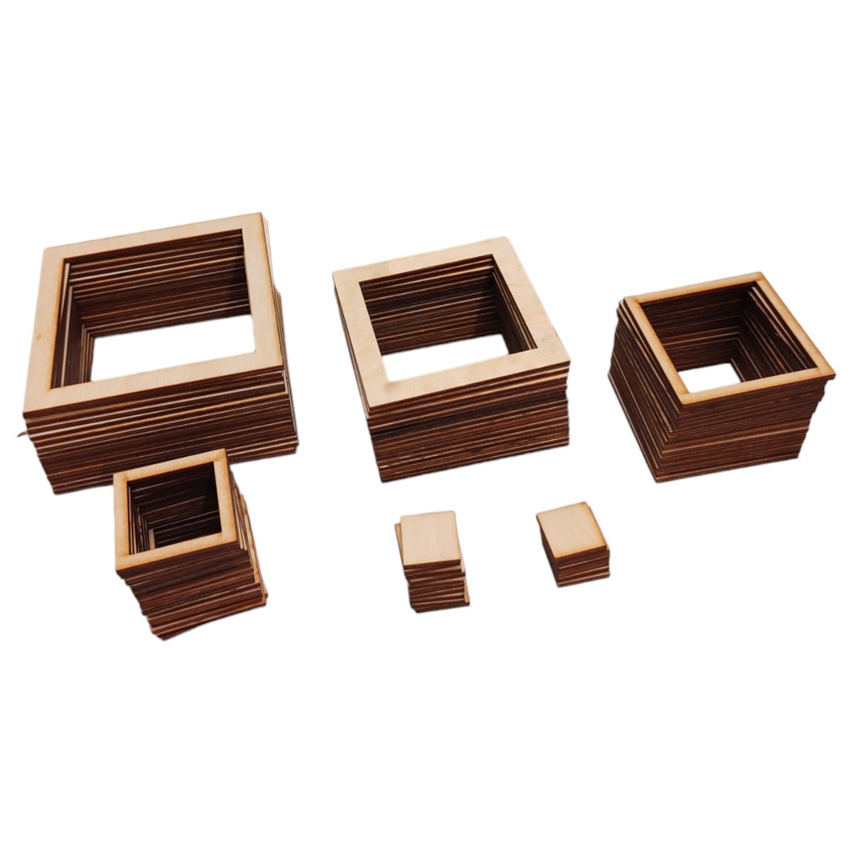 Zestaw obręczy, drewniane kwadraty, bazy do łapaczy 80 szt. / Iksber