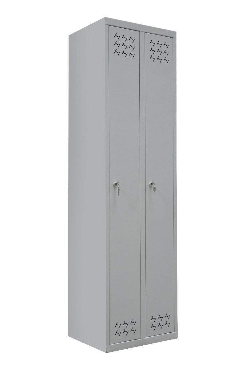 Metalowa szafa na ubrania BHP zamykana 180x50x40 do szatni pracownicza Metalkas