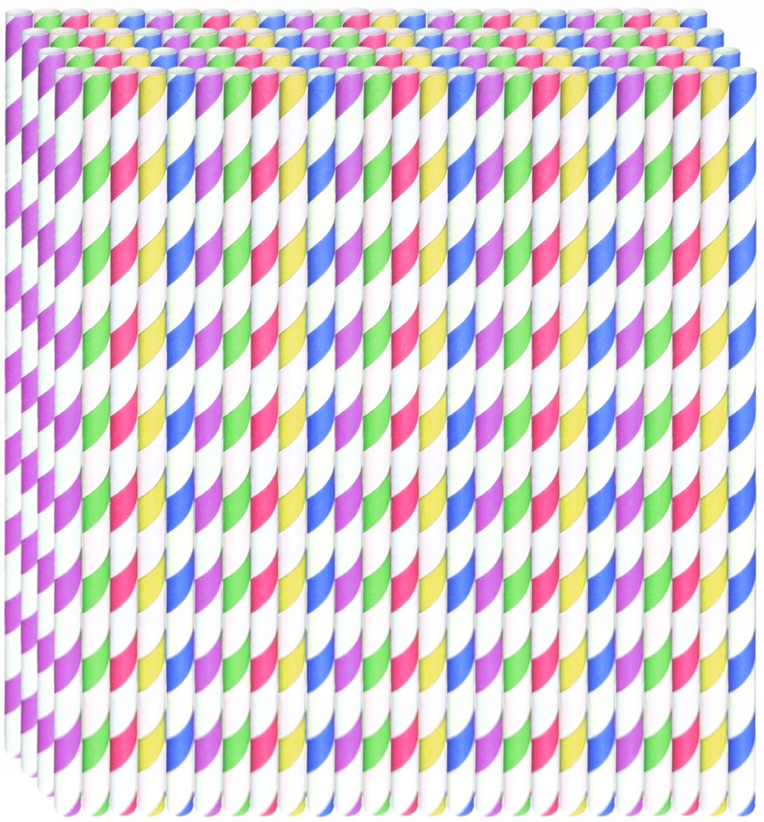 Słomki patyczki do Waty Cukrowej 20cm/6mm 100szt.