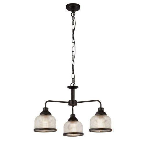 Highworth lampa wisząca 3xE27 czarna 1683-3BK