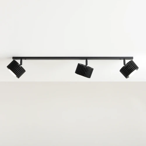 Tull lampa sufitowa (spot 2+1) 3xGX53 czarna 1128PL_E1