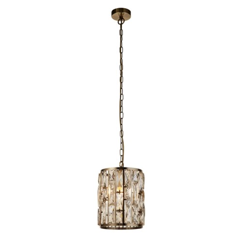 Bijou lampa wisząca 1xE27 antyczny mosiądz 6581-1AB