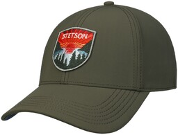 Baseball Cap Sunset by Stetson, oliwkowy, One Size