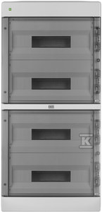 Rozdzielnica natynkowa AREO IP40 4X18 Biały drzwi dymne