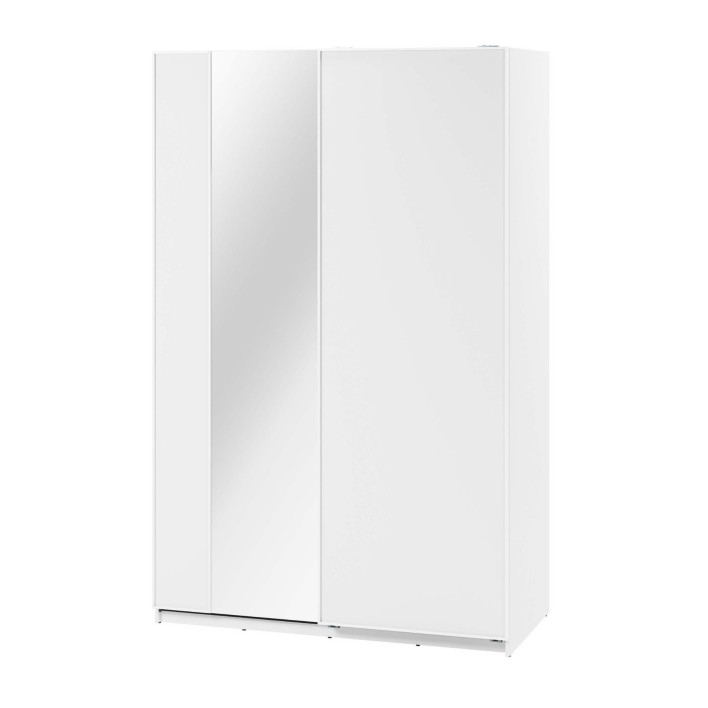 Szafa przesuwna z lustrem MAXI MX-02 | 150 | Biały