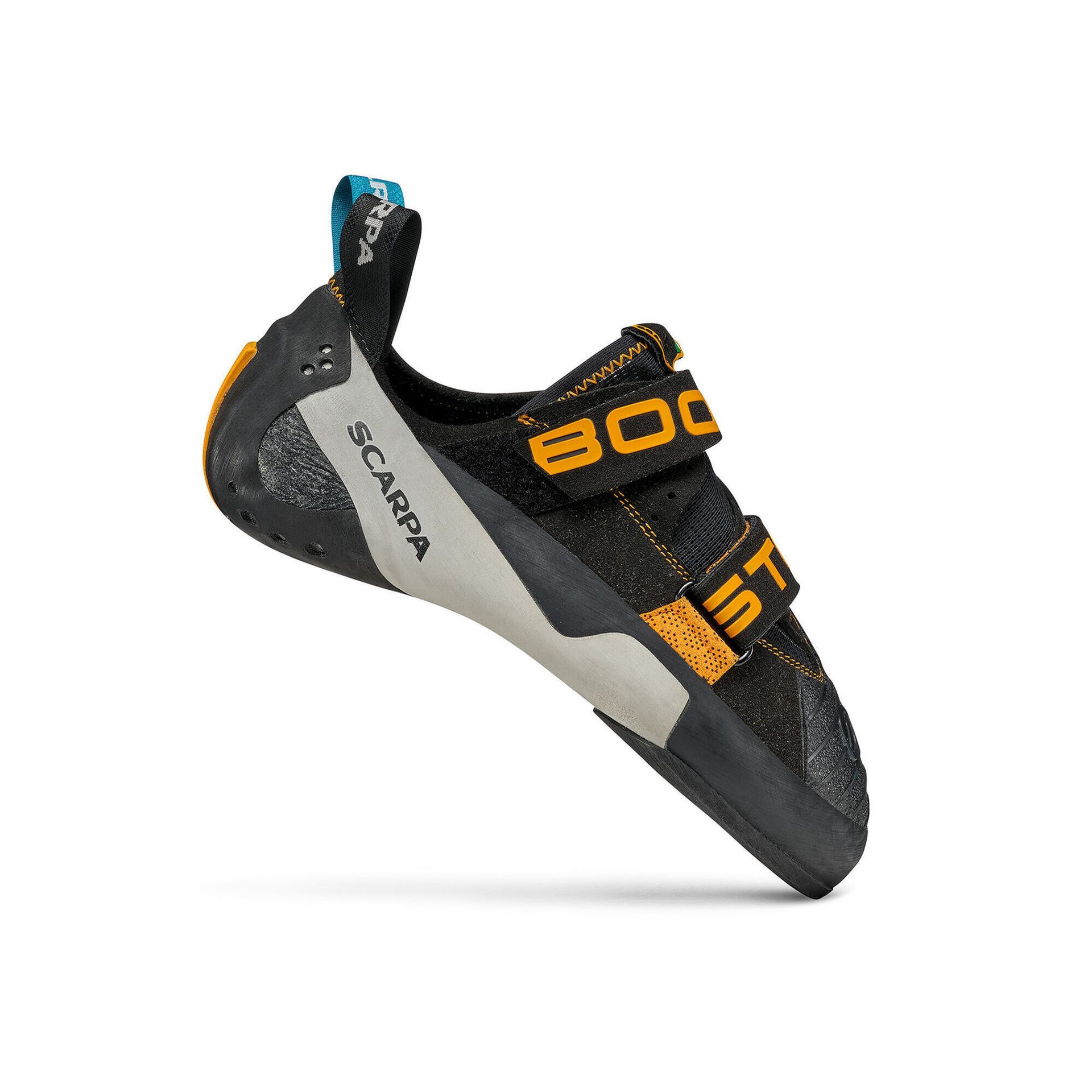 Scarpa Booster Buty wspinaczkowe, czarny/biały EU 38 2021 Buty wspinaczkowe na rzepy 70060-104-38