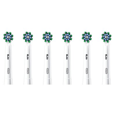 ORAL-B BRAUN końcówki do szczoteczki elektrycznej końcówki do szczoteczki elektrycznej CrossAction 6szt. EB50-6 