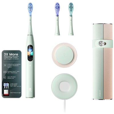 OCLEAN X ULTRA S Set MINT - szczoteczka soniczna w zestawie z etui podróżnym i 3 końcówkami