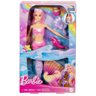 Barbie, Malibu, lalka syrenka ze zmianą koloru