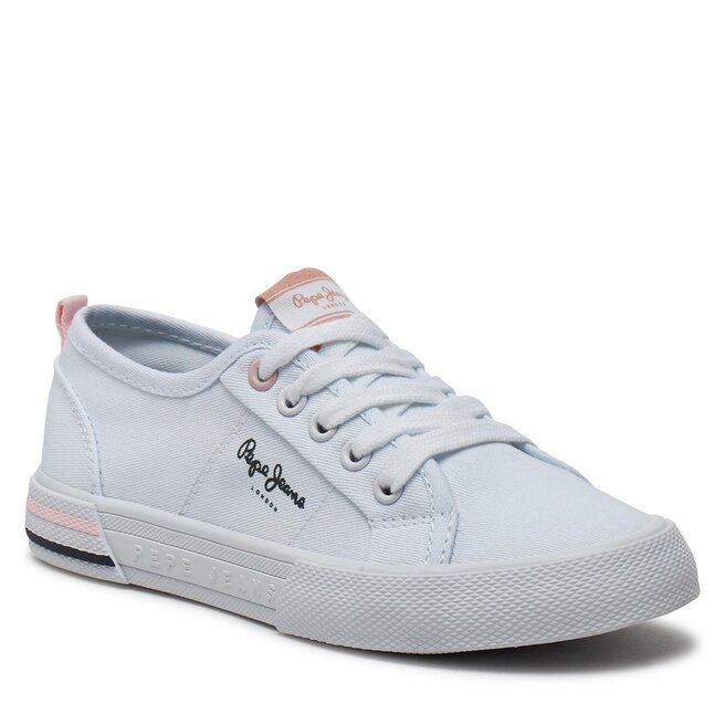 Tenisówki Pepe Jeans Brady Basic G PGS30604 White 800