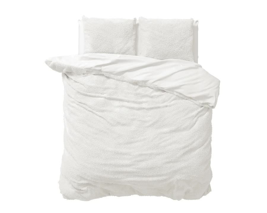 240x220 TEDDY kpl pościeli pluszowej biały