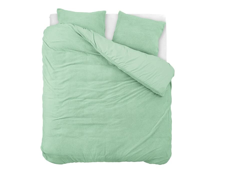240x220 TEDDY kpl pościeli pluszowej jasny zielony