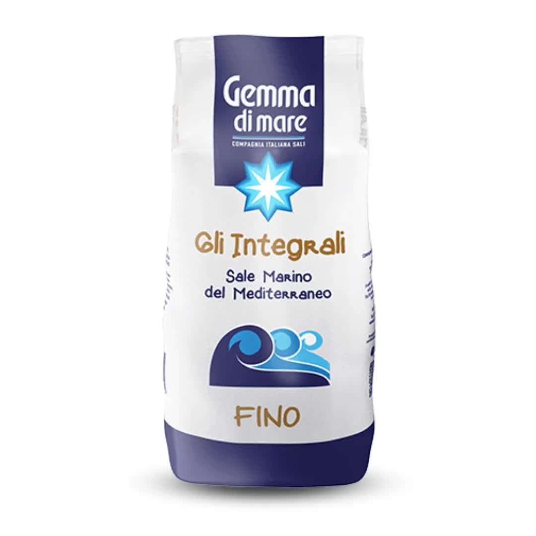 Sól Morska Integrale  Drobnoziarnista 1 Kg Gemma Di Mare