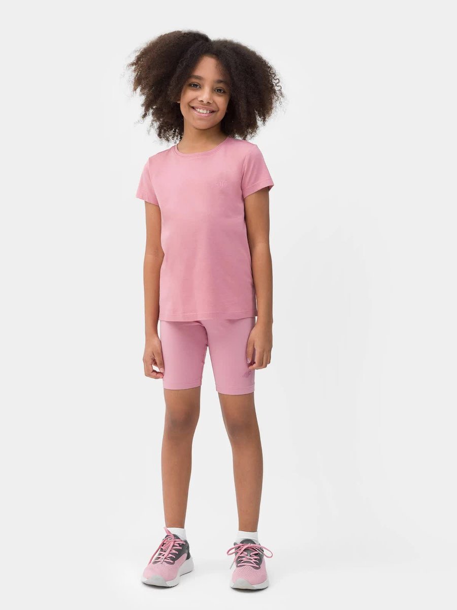 Legginsy Dziewczęce 4F Getry Kolarki 146/152