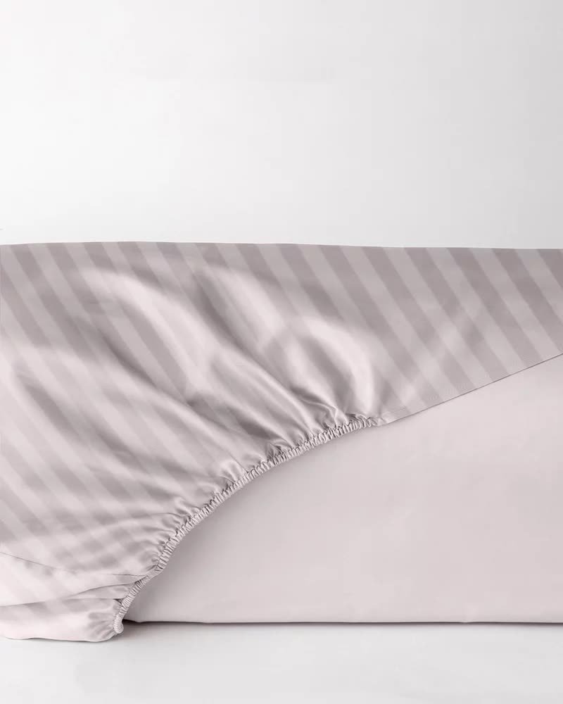 Prześcieradło Adamaszkowe 180X200 Silver Rose Z Gumką Maro Home