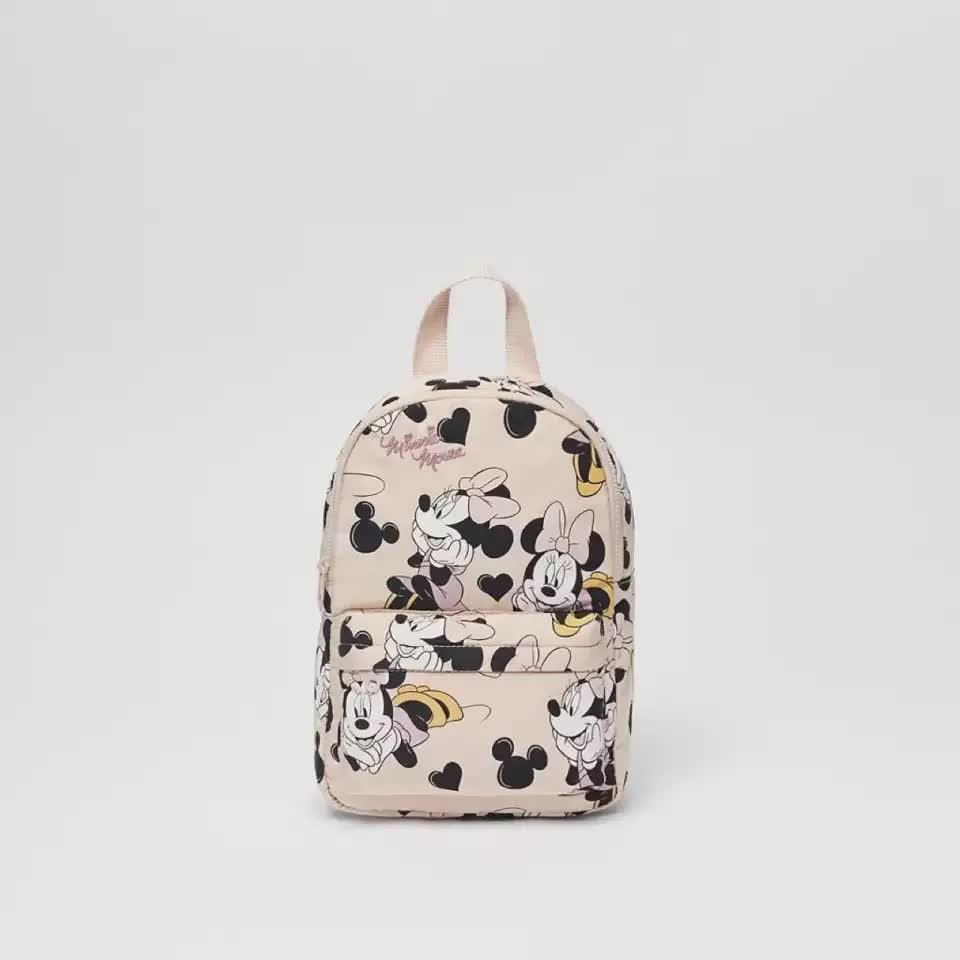 Plecak Dla Dzieci Zara Z Myszkami Minnie © Disney - Różowy Minnie