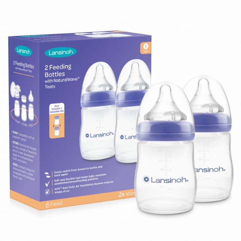 Lansinoh zestaw 2 butelki 160ml. Duo pack